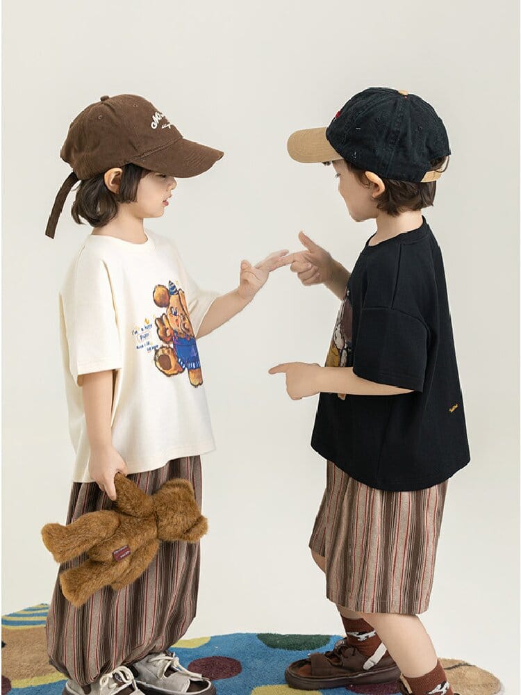 Textured Cotton Shorts ストライプ チェック ショートパンツ【mh0012728】 YoehYaul ハーフパンツ・ショートパンツ