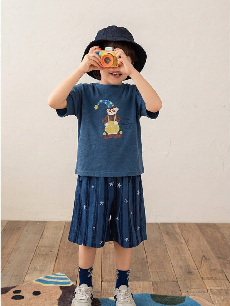 Textured Cotton Shorts ストライプ チェック ショートパンツ【mh0012728】 YoehYaul ハーフパンツ・ショートパンツ