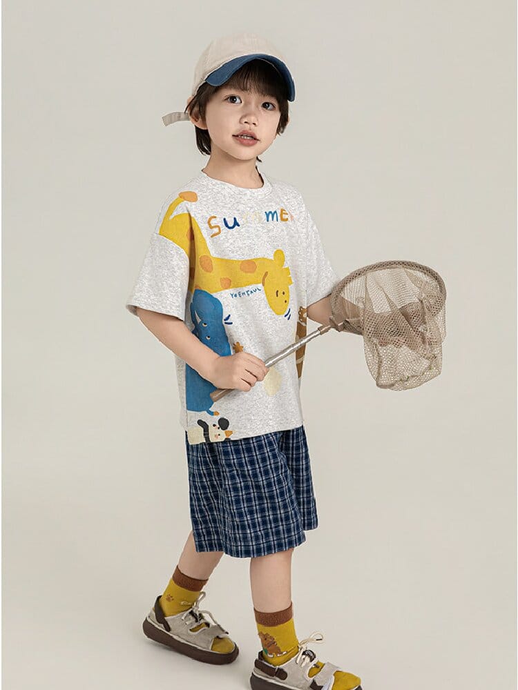 Textured Cotton Shorts ストライプ チェック ショートパンツ【mh0012728】 YoehYaul ハーフパンツ・ショートパンツ