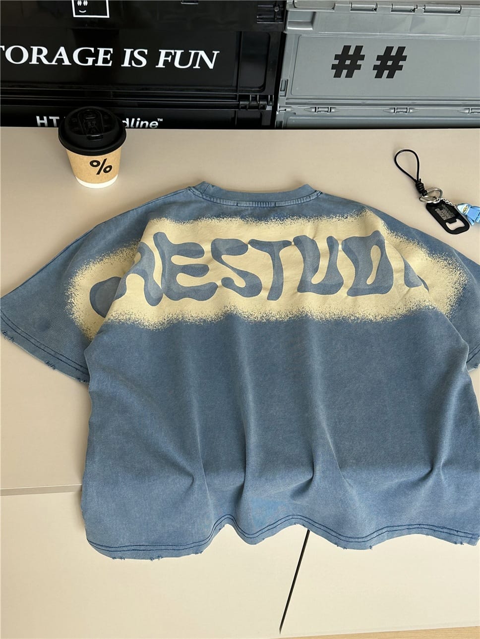 Tie-Dye Graphic Tee バックプリント 半袖Tシャツ【mh0012952】 snidols 半袖Tシャツ