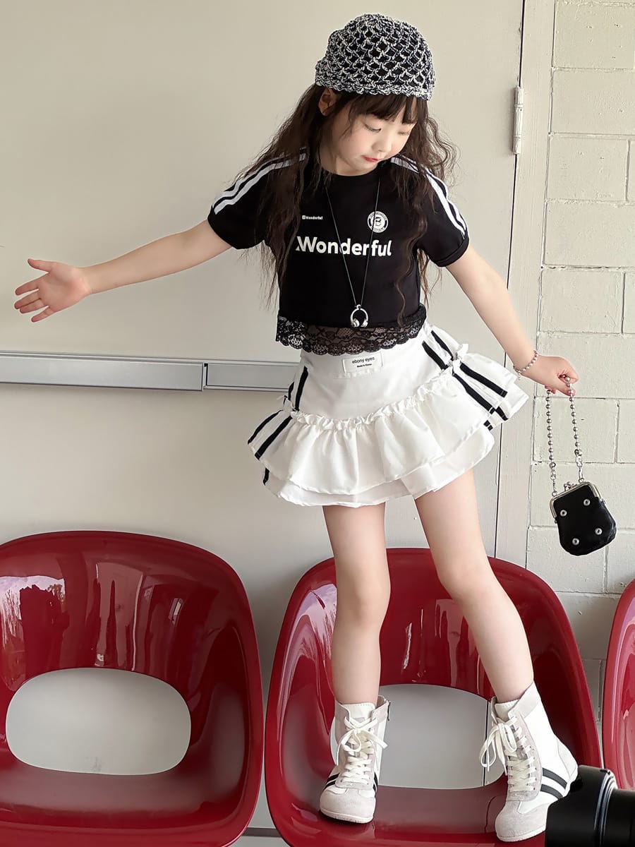 Tiered Sporty Skirt ティアード ミニスカート【mh0013072】 mamahalo kids スカート