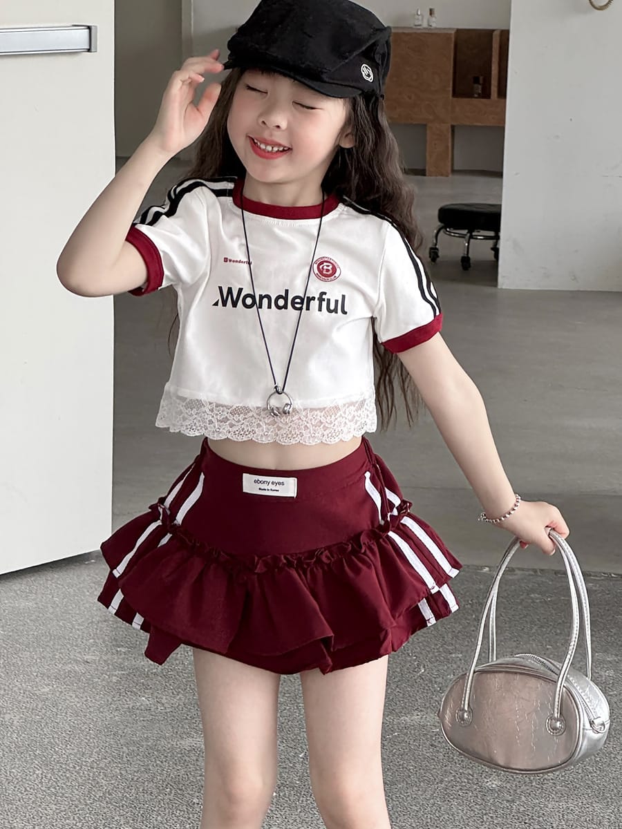 Tiered Sporty Skirt ティアード ミニスカート【mh0013072】 mamahalo kids スカート
