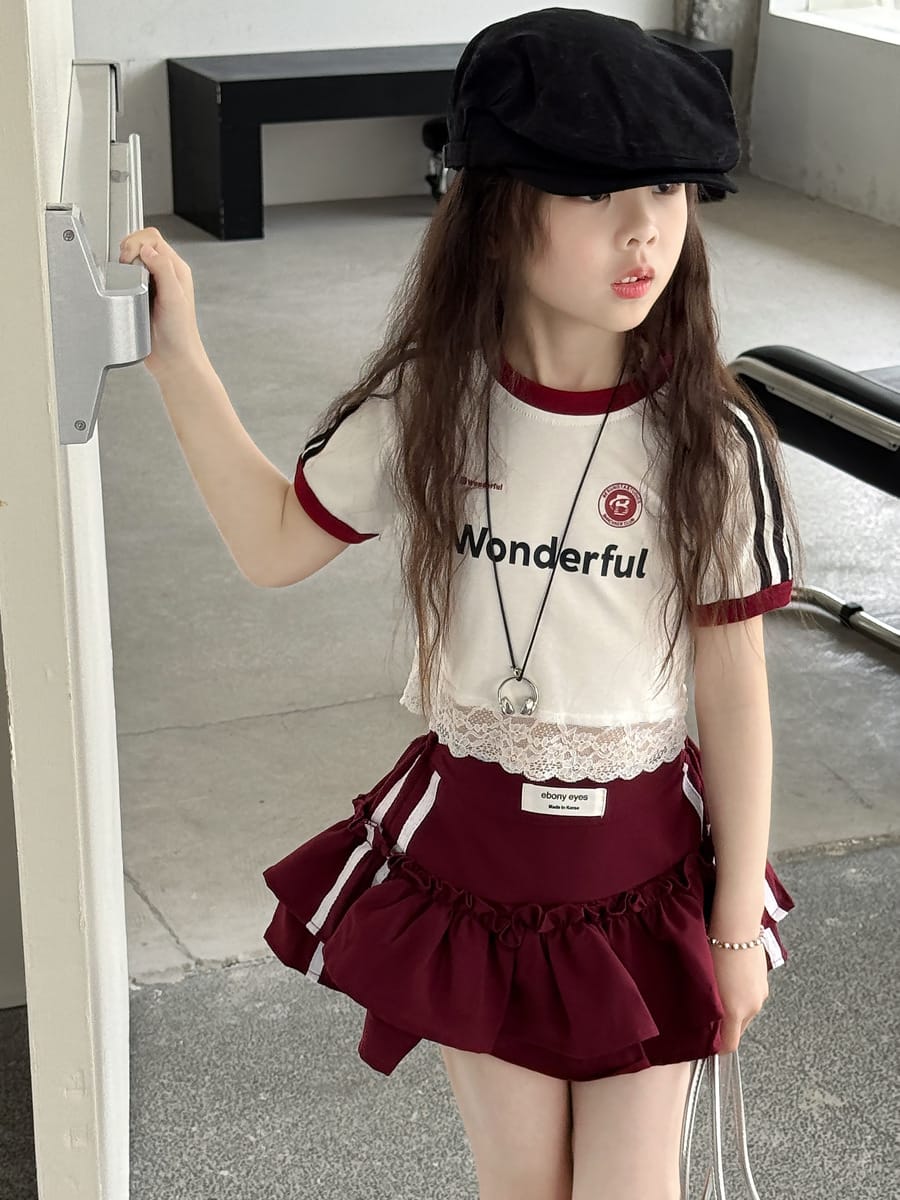 Tiered Sporty Skirt ティアード ミニスカート【mh0013072】 mamahalo kids スカート