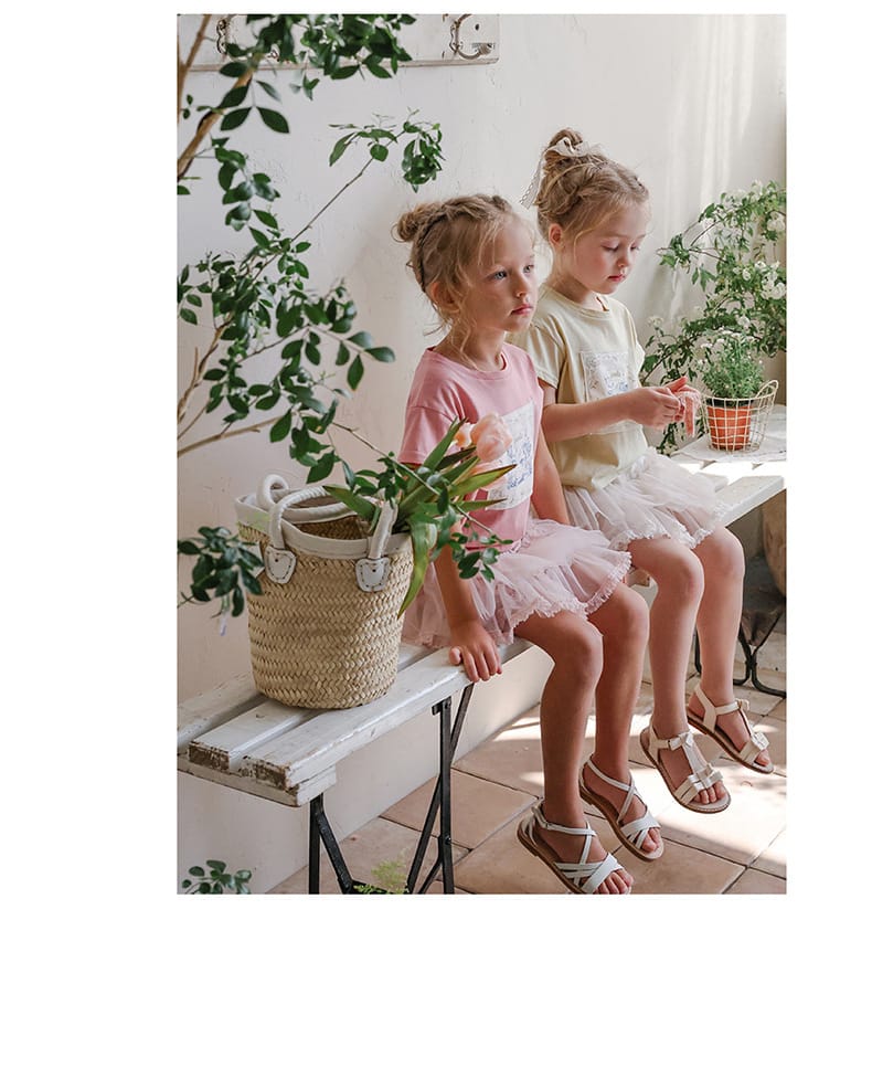Tiered Tulle Skirt Pants チュール レーススカートパンツ【mh0012989】 Strawberry Coral スカート