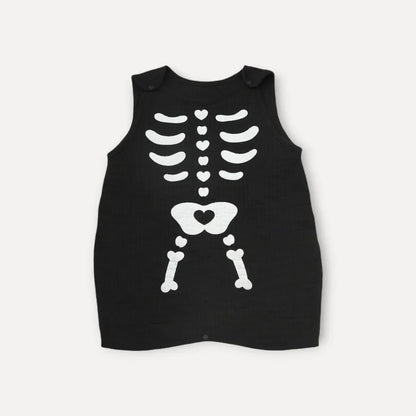 スリーパー Black / 66cm ハロウィンスケルトンリブスリーパー【mh0011190】