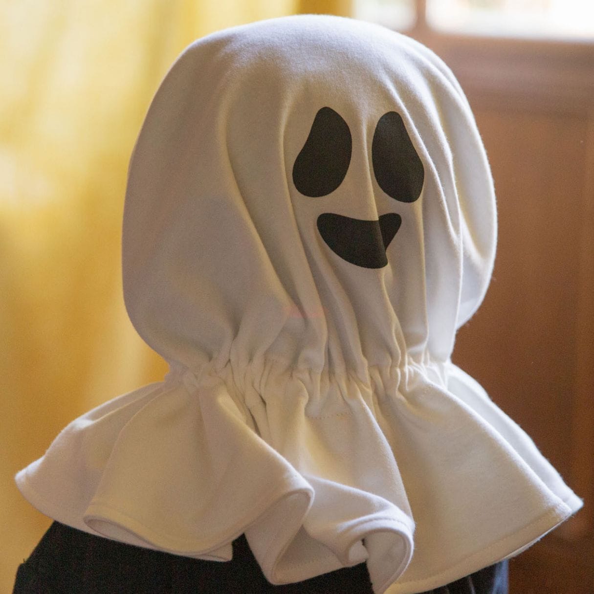 長袖ジャンプスーツ ハロウィンコスチューム スケルトン骸骨ジャンプスーツ/おばけフード帽子【mh0010542】