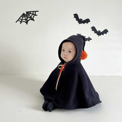 ショートコート・ジャケット・ジャンパー ハロウィンコスチューム パンプキンかぼちゃ/おばけフーディケープ【mh0010546】