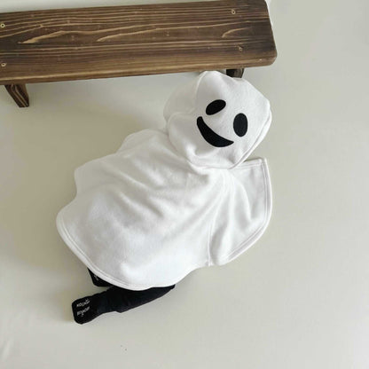 ショートコート・ジャケット・ジャンパー ハロウィンコスチューム パンプキンかぼちゃ/おばけフーディケープ【mh0010546】