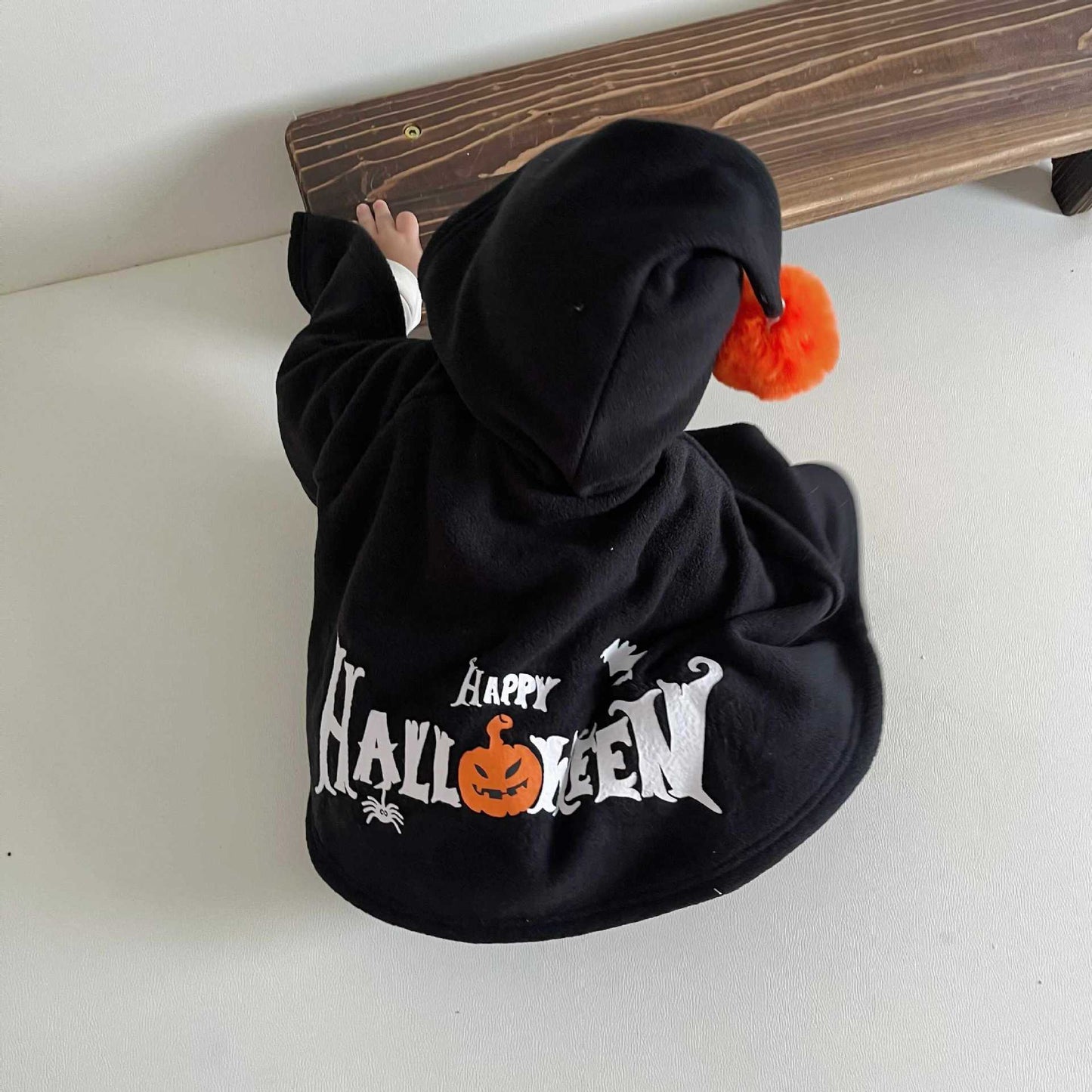 ショートコート・ジャケット・ジャンパー ハロウィンコスチューム パンプキンかぼちゃ/おばけフーディケープ【mh0010546】