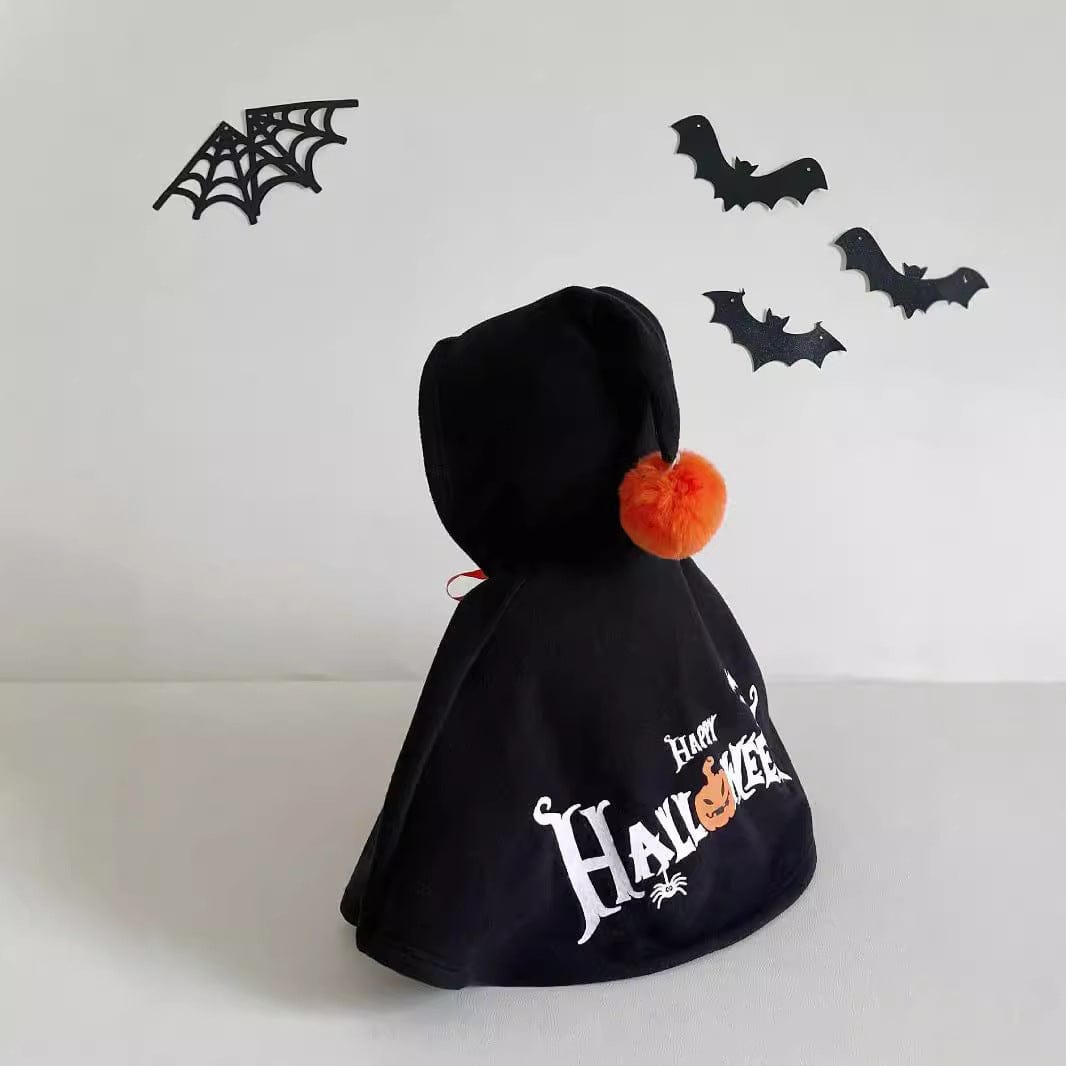 ショートコート・ジャケット・ジャンパー ハロウィンコスチューム パンプキンかぼちゃ/おばけフーディケープ【mh0010546】