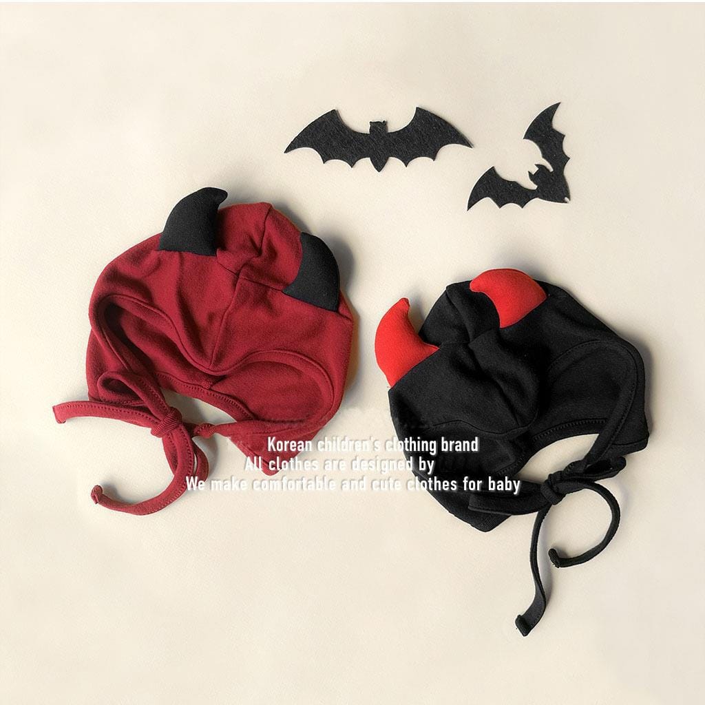 ロンパースセットアップ ハロウィンコスチューム デビルロンパース+帽子セット【mh0010547】