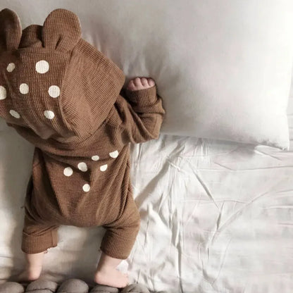 長袖ロンパース バンビフーディ長袖ロンパース【mh0011179】