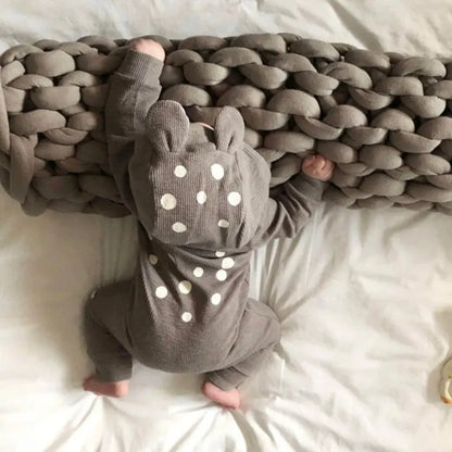 長袖ロンパース バンビフーディ長袖ロンパース【mh0011179】