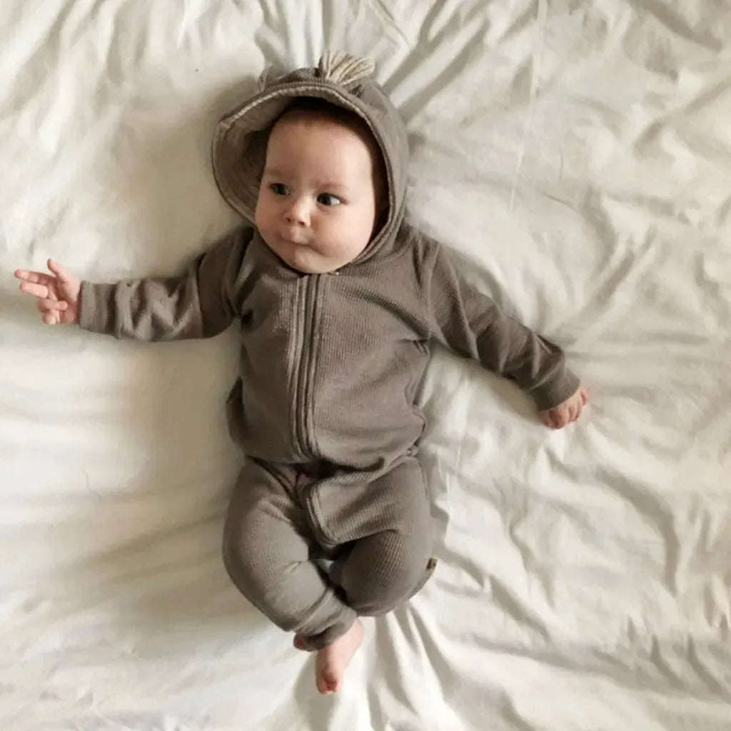 長袖ロンパース バンビフーディ長袖ロンパース【mh0011179】