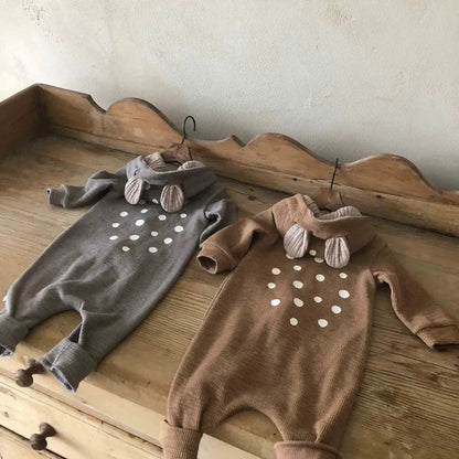 長袖ロンパース バンビフーディ長袖ロンパース【mh0011179】