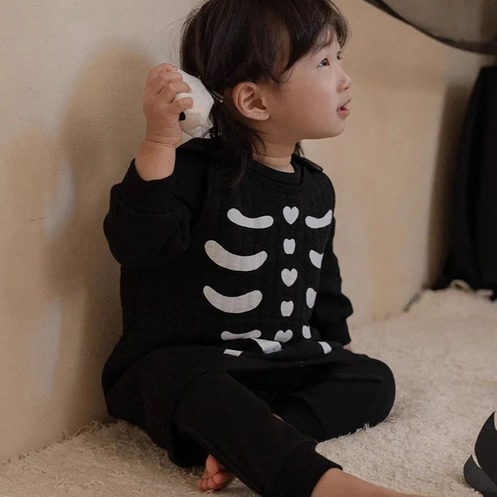 スリーパー ハロウィンスケルトンリブスリーパー【mh0011190】