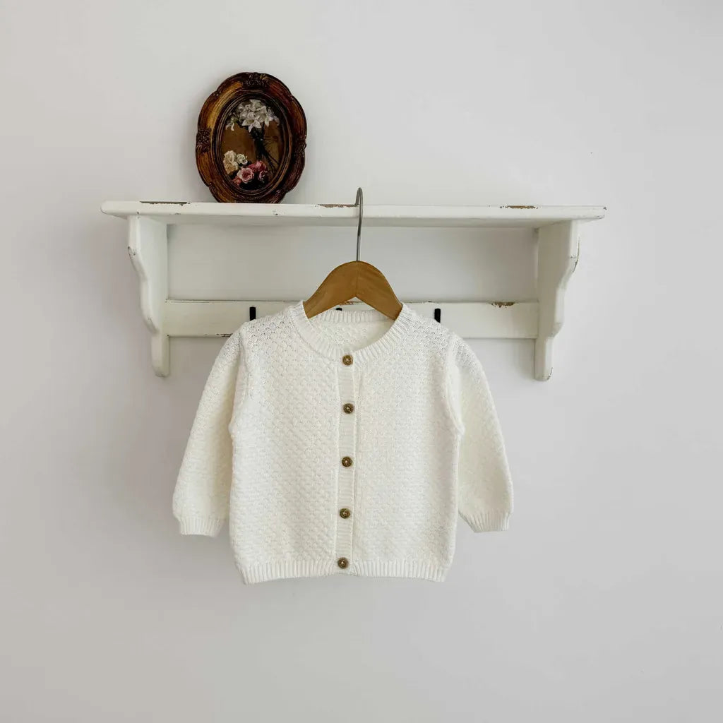 ロンパースセットアップ ケーブルニットカーディガン / ニットロンパース【mh0011195】