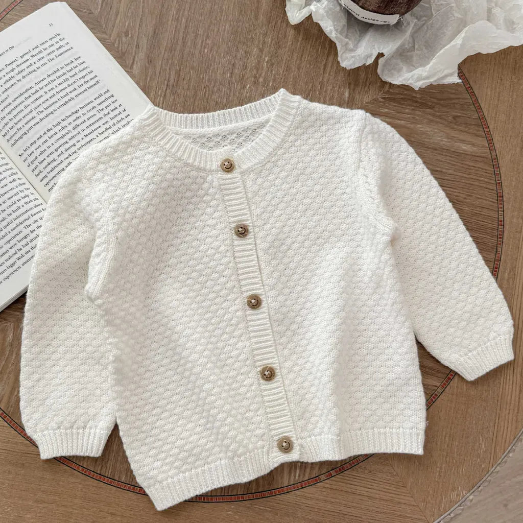 ロンパースセットアップ ケーブルニットカーディガン / ニットロンパース【mh0011195】