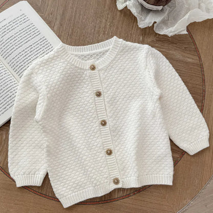 ロンパースセットアップ ケーブルニットカーディガン / ニットロンパース【mh0011195】