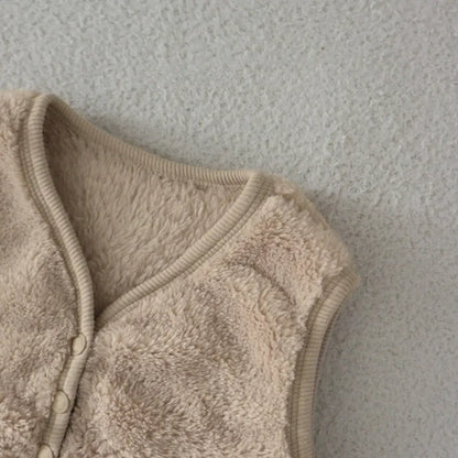 ベスト バイピングシンプルフリース前あきベスト【mh0011200】