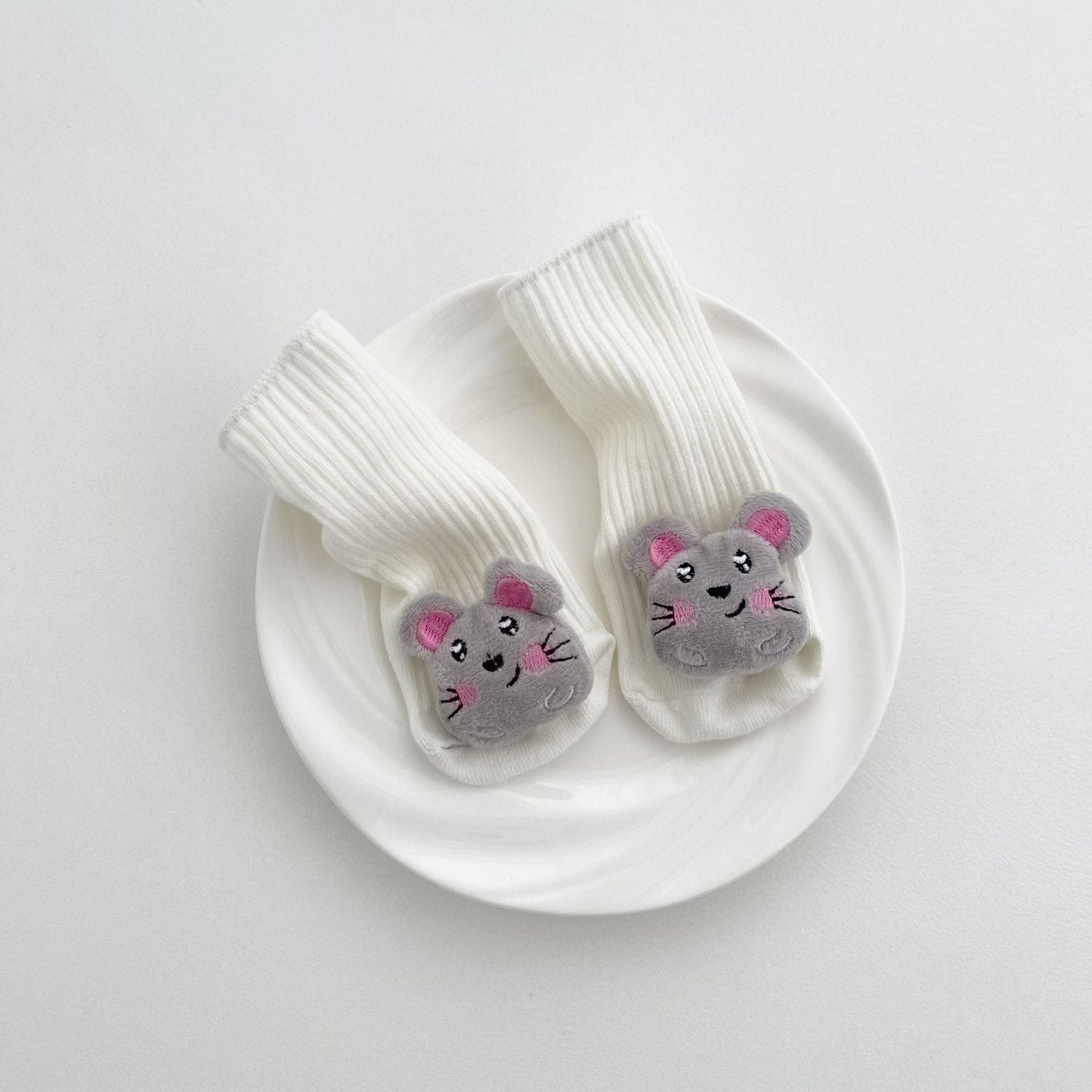 ベビー用靴下・タイツ Mouse / One Size ハロウィンコスチューム マスコット付きソックス靴下【mh0010544】