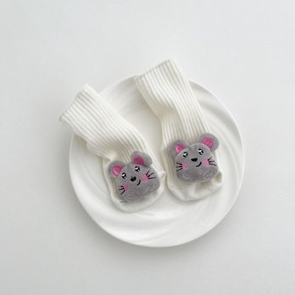 ベビー用靴下・タイツ Mouse / One Size ハロウィンコスチューム マスコット付きソックス靴下【mh0010544】