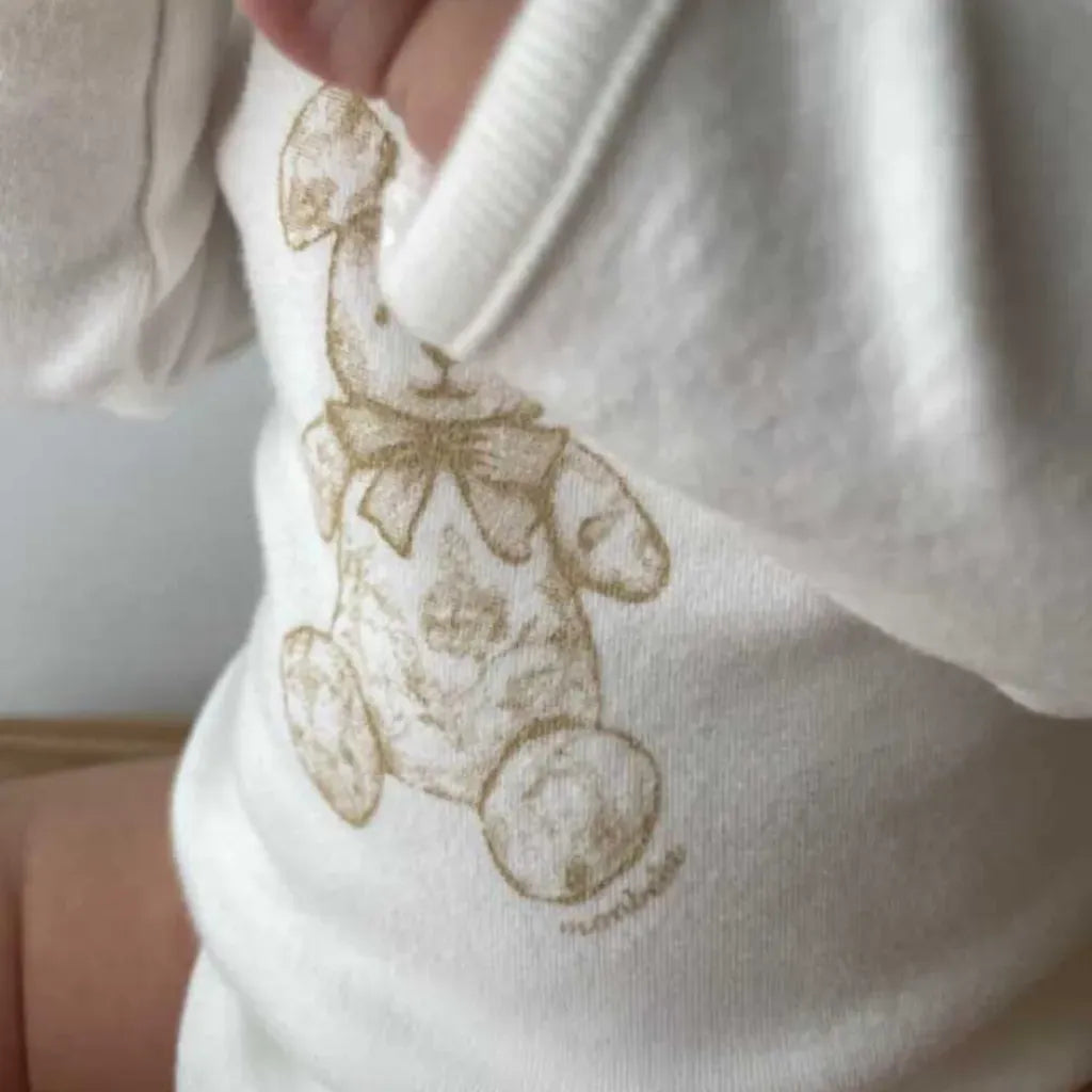 長袖ロンパース ラッフルフリル襟ロンパース/長袖Tシャツ【mh0011172】