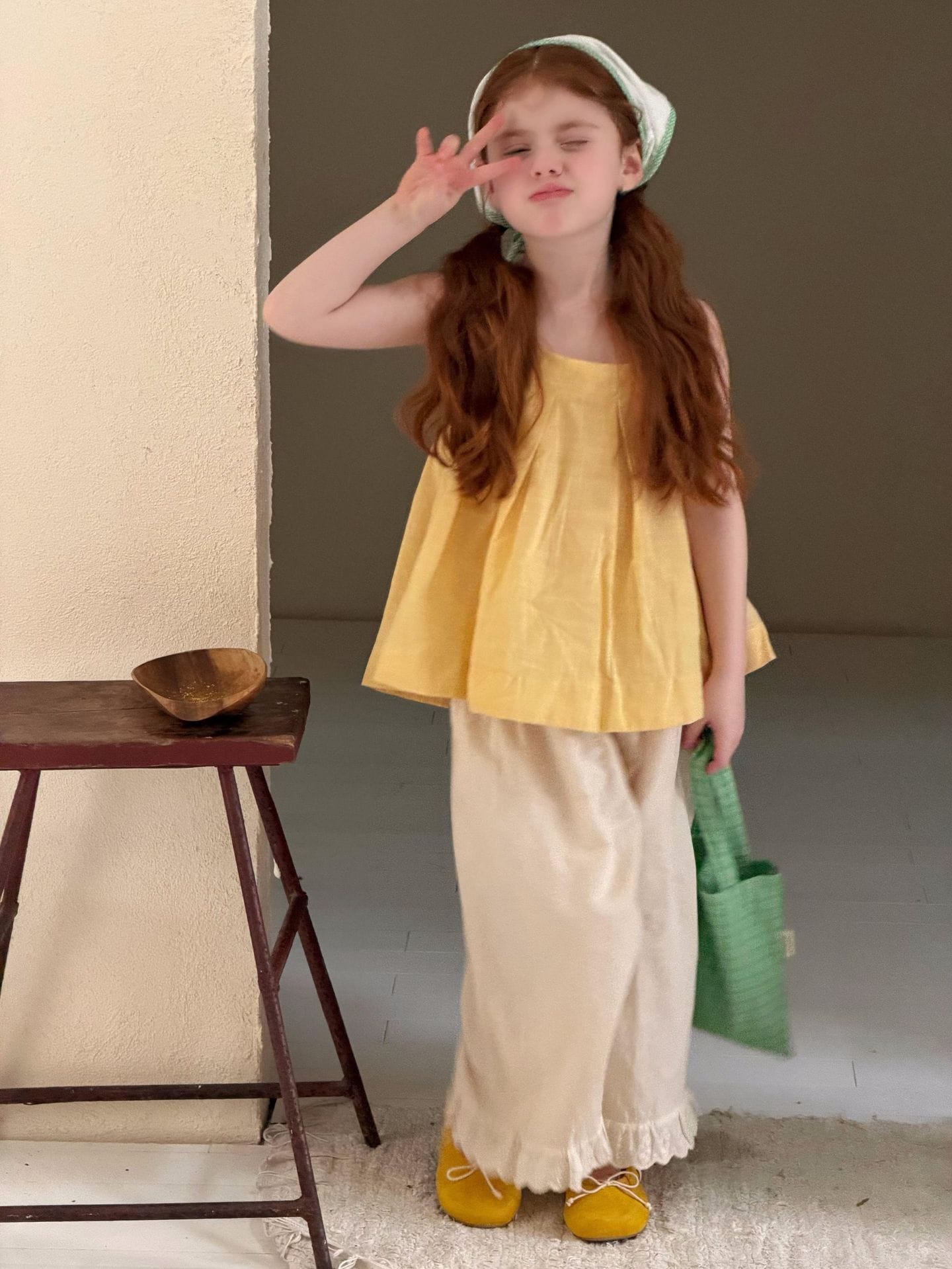 Trapeze Cotton Camisole プリーツ キャミソール【mh0012895】 Jianzidan タンクトップ・キャミソール・ノースリーブトップス