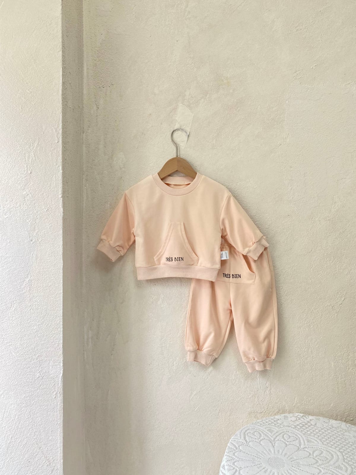 Triangle Pocket Sweatshirt & Shorts Set 三角ポケット スウェット セットアップ【mh0012685】 BBAMMA 長袖セットアップ