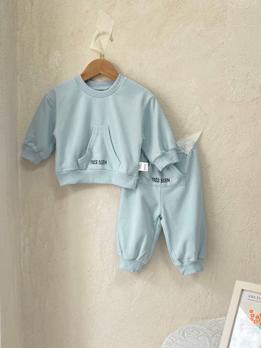 Triangle Pocket Sweatshirt & Shorts Set 三角ポケット スウェット セットアップ【mh0012685】 BBAMMA 長袖セットアップ