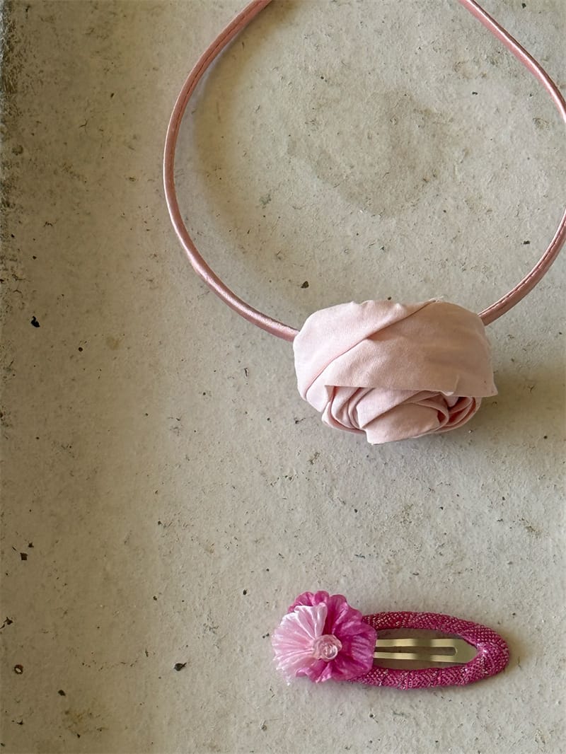 Tulle Rhinestone Flower Headband フラワー ビーズ カチューシャ【mh0012785】 Chengle ヘアアクセサリー