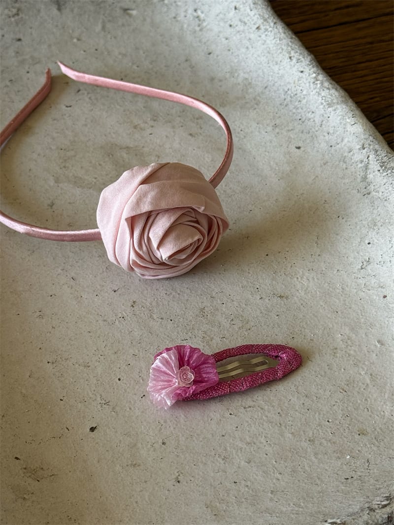 Tulle Rhinestone Flower Headband フラワー ビーズ カチューシャ【mh0012785】 Chengle ヘアアクセサリー