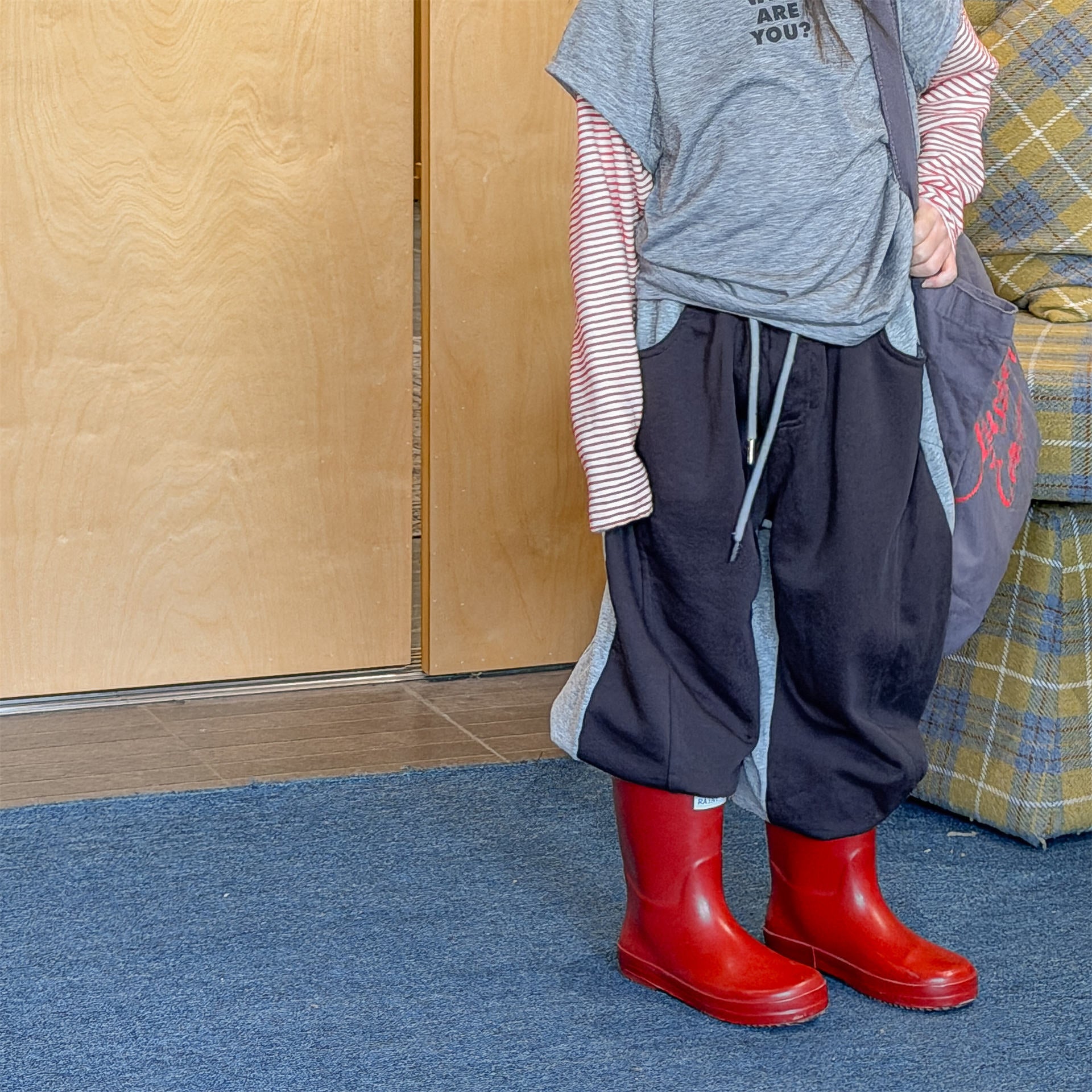 Two Tone Sweatpants バイカラー スウェットパンツ【mh0012465】 ADbaby ロングパンツ・スウェットパンツ
