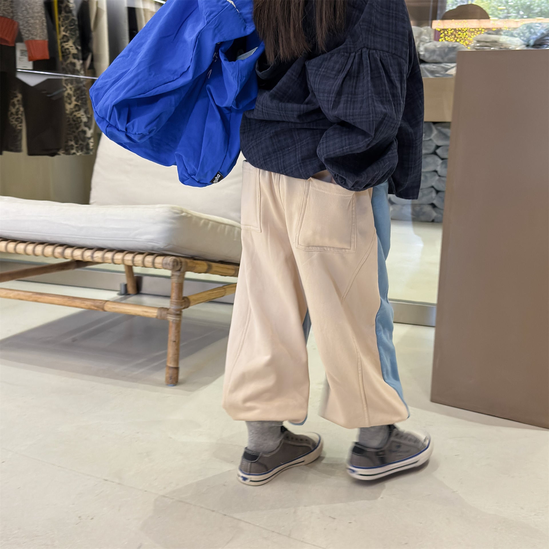 Two Tone Sweatpants バイカラー スウェットパンツ【mh0012465】 ADbaby ロングパンツ・スウェットパンツ
