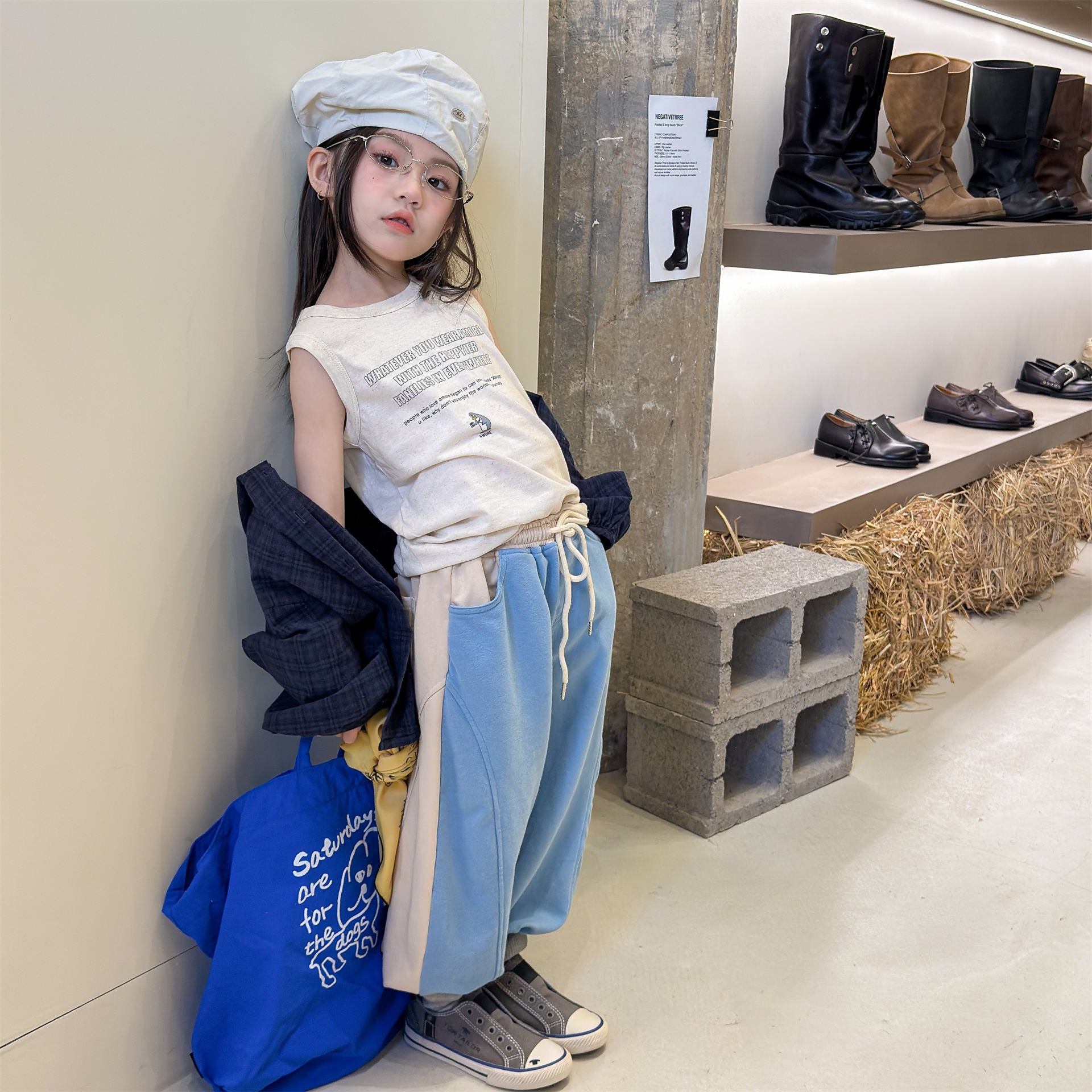 Two Tone Sweatpants バイカラー スウェットパンツ【mh0012465】 ADbaby ロングパンツ・スウェットパンツ