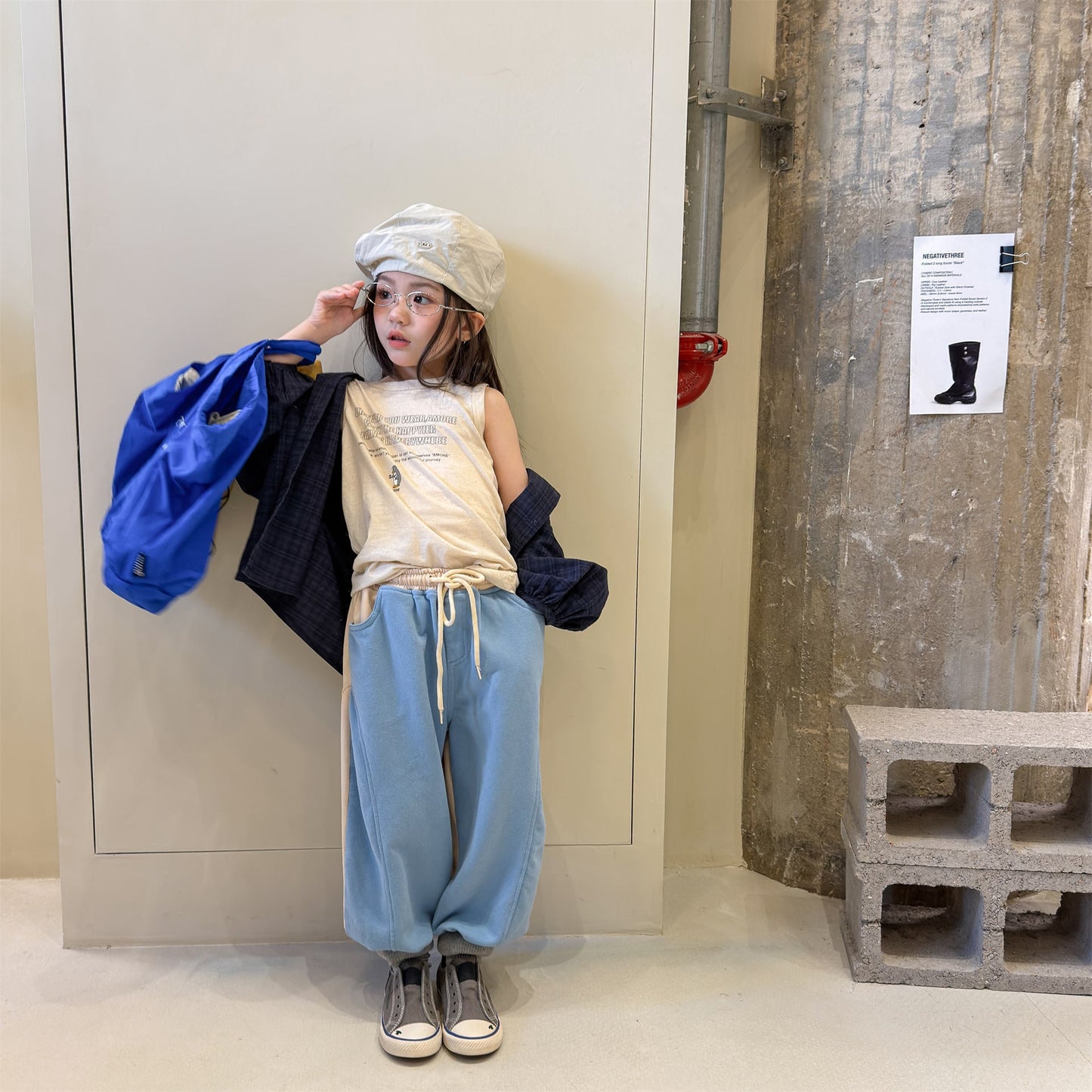 Two Tone Sweatpants バイカラー スウェットパンツ【mh0012465】 ADbaby ロングパンツ・スウェットパンツ