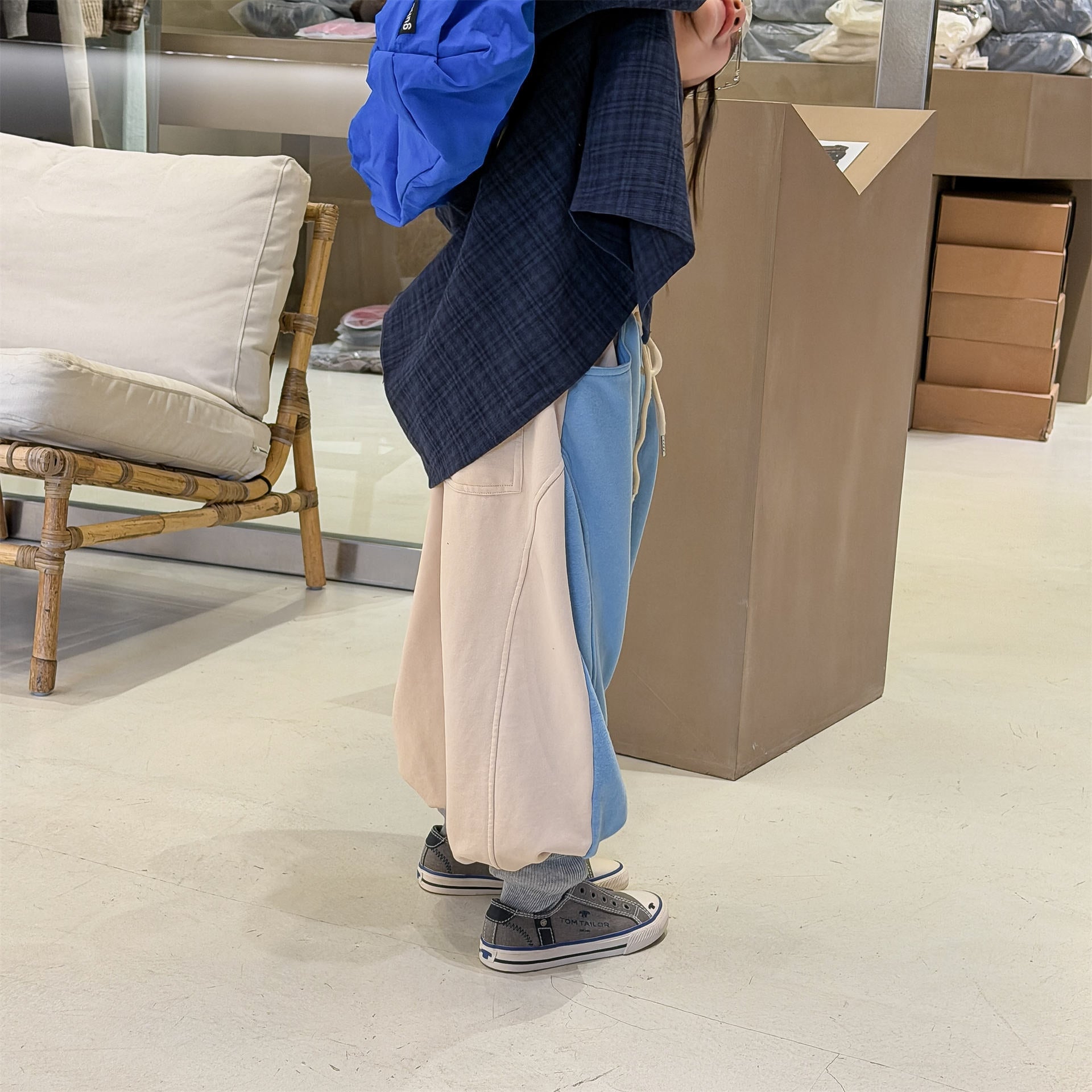 Two Tone Sweatpants バイカラー スウェットパンツ【mh0012465】 ADbaby ロングパンツ・スウェットパンツ
