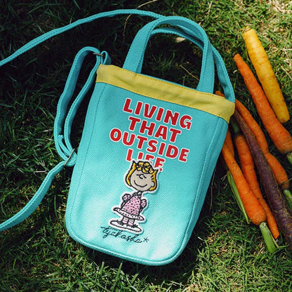 メッセンジャーバッグ Blue TYAKASHA KIDS x PEANUTS キッズミニショルダーバッグ【mh0010084】