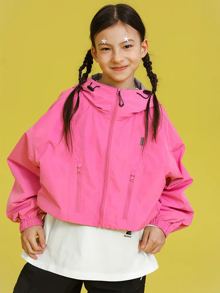 ショートコート・ジャケット・ジャンパー TYAKASHA KIDS ツーウェイベストフーディウインドブレーカージャケット【mh0010089】