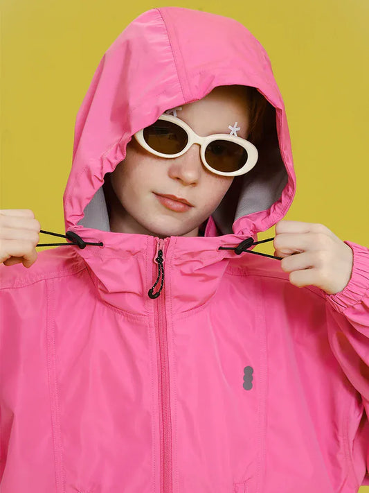 ショートコート・ジャケット・ジャンパー TYAKASHA KIDS ツーウェイベストフーディウインドブレーカージャケット【mh0010089】