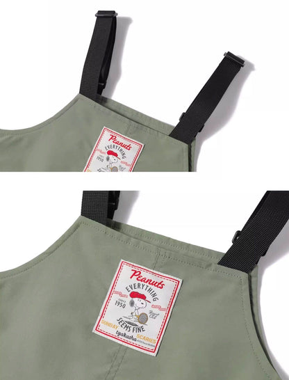 ノースリーブワンピース TYAKASHA KIDS x PEANUTS サスペンダーオーバーオールスカート【mh0010077】