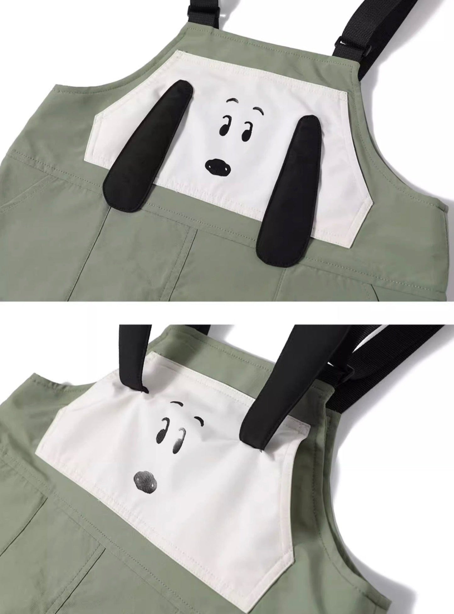 ノースリーブワンピース TYAKASHA KIDS x PEANUTS サスペンダーオーバーオールスカート【mh0010077】