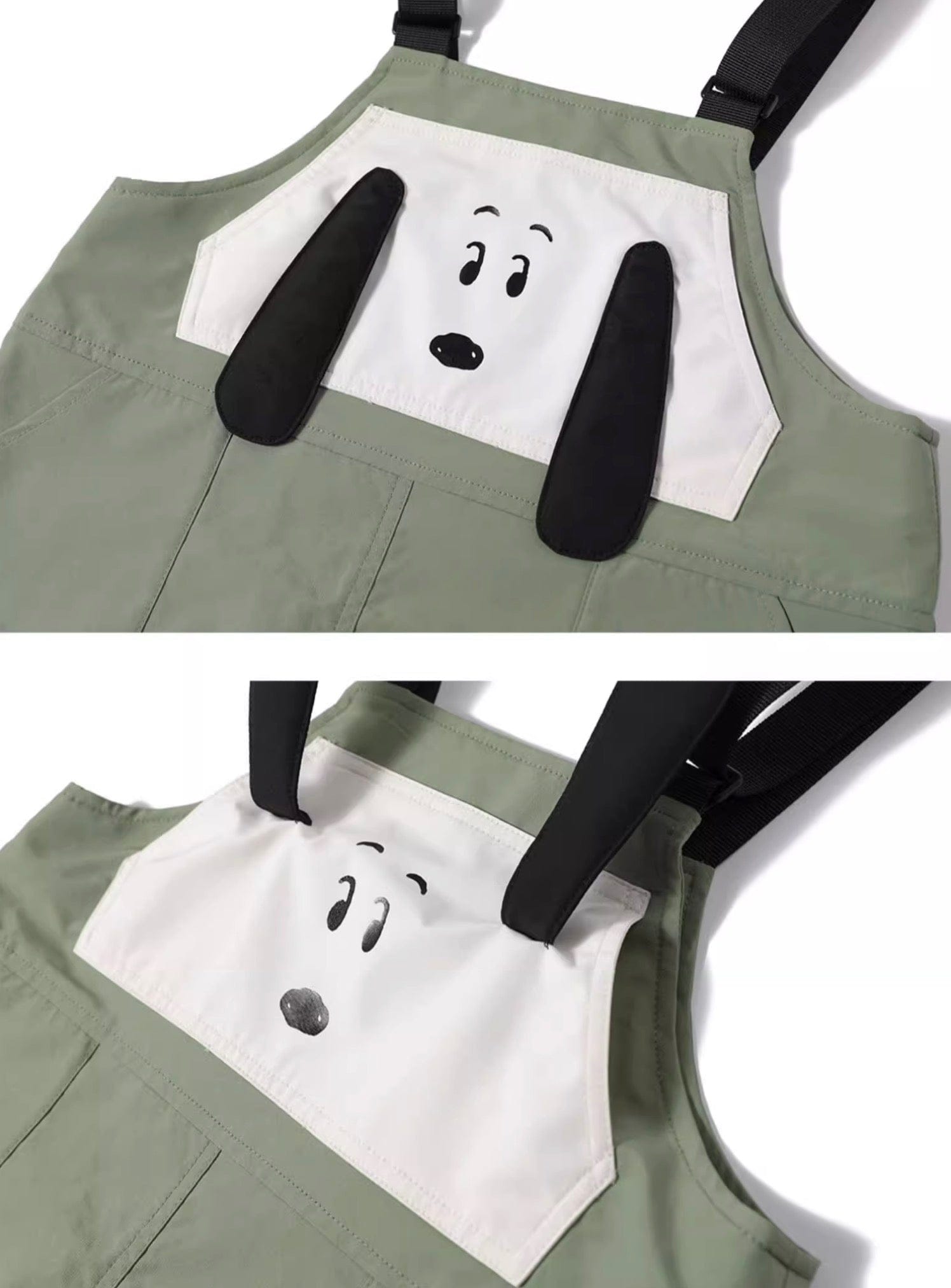 ノースリーブワンピース TYAKASHA KIDS x PEANUTS サスペンダーオーバーオールスカート【mh0010077】