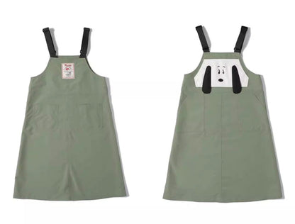 ノースリーブワンピース TYAKASHA KIDS x PEANUTS サスペンダーオーバーオールスカート【mh0010077】