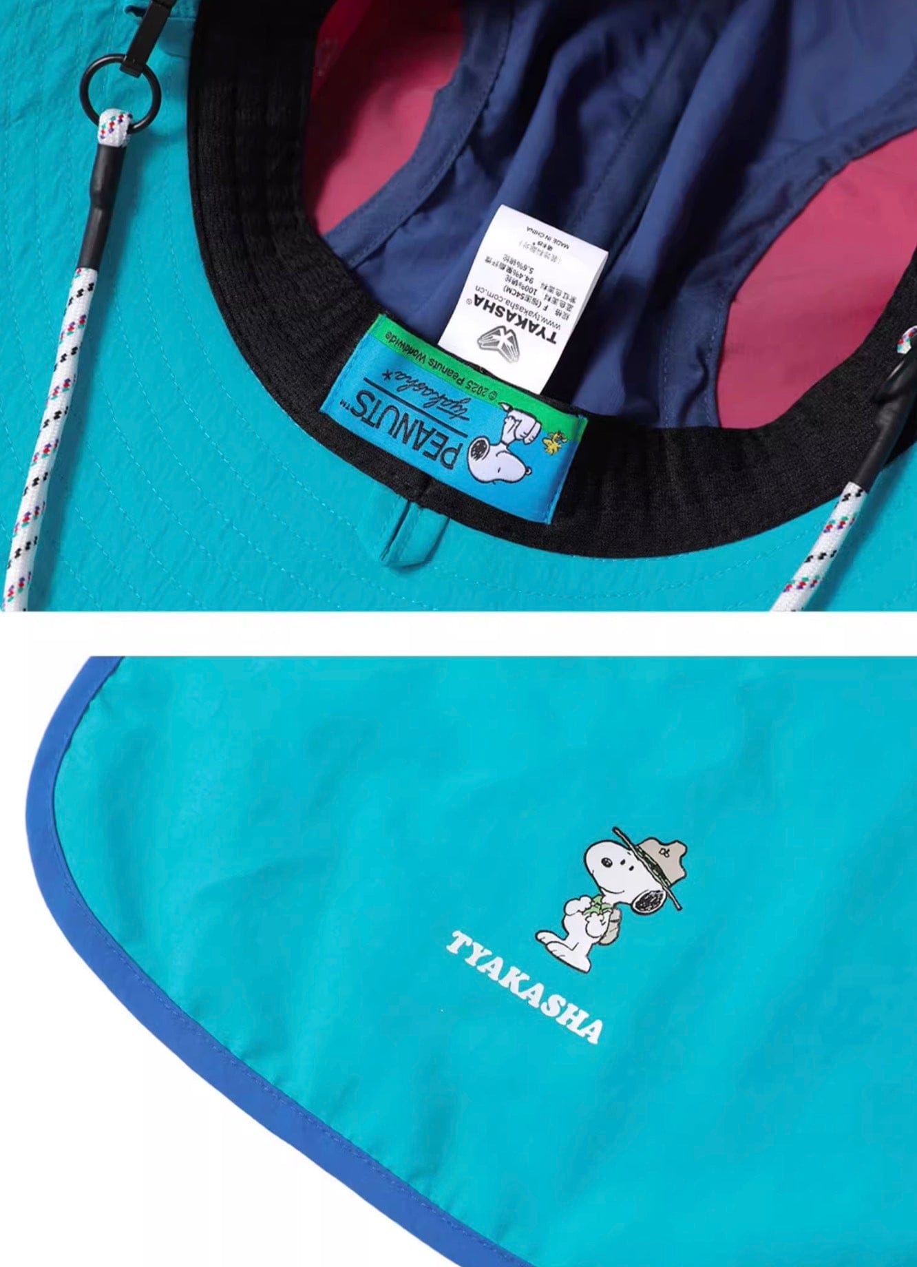 ベビー用帽子 TYAKASHA KIDS x PEANUTS フィッシャーマンハット【mh0010083】