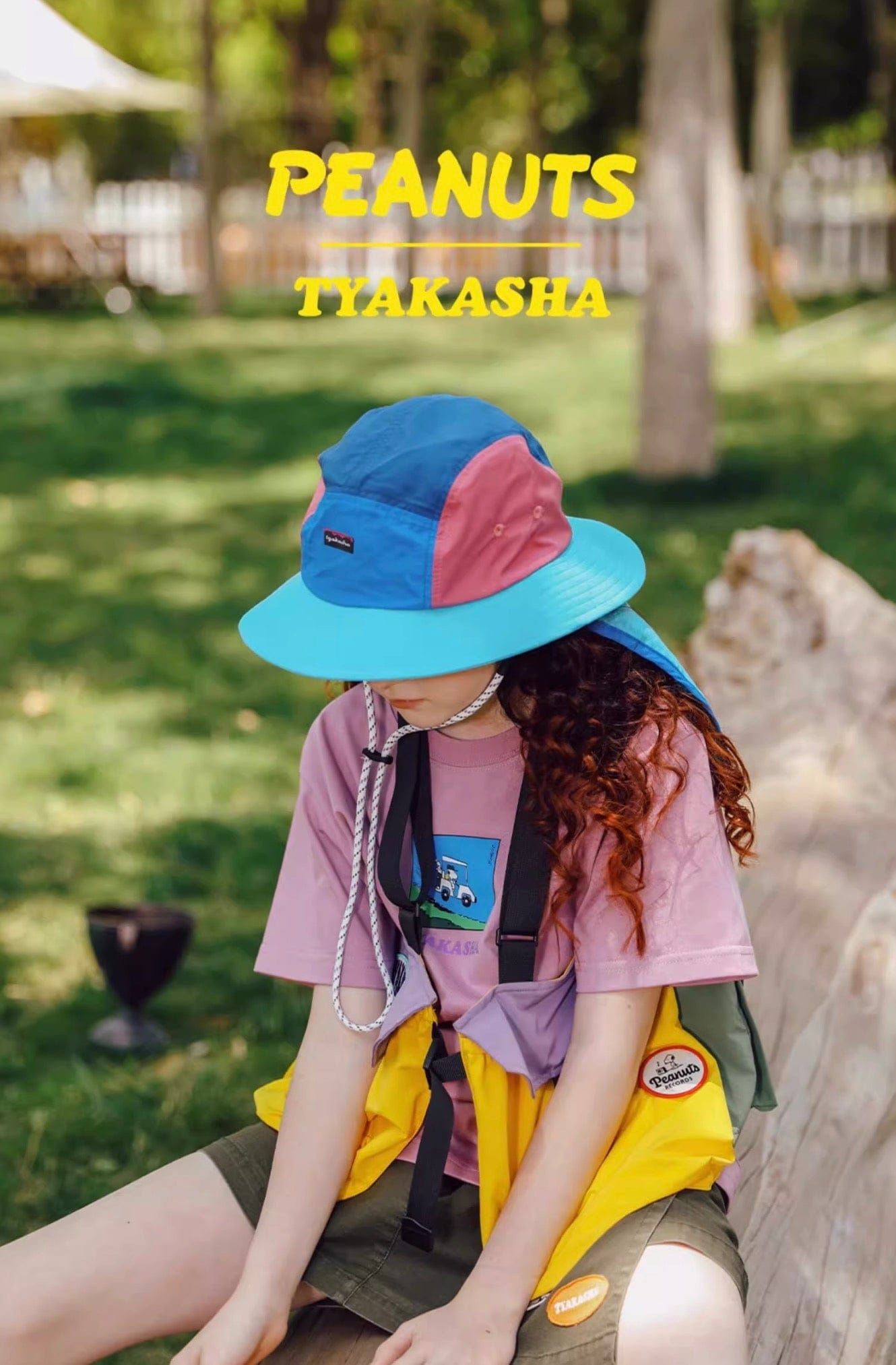 ベビー用帽子 TYAKASHA KIDS x PEANUTS フィッシャーマンハット【mh0010083】