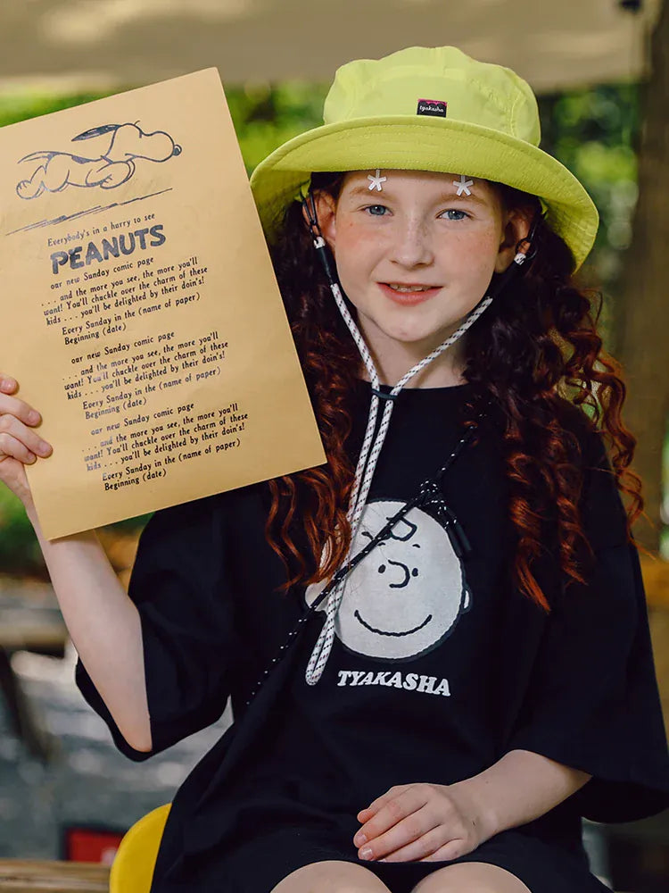 ベビー用帽子 TYAKASHA KIDS x PEANUTS フィッシャーマンハット【mh0010083】