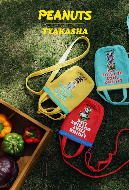メッセンジャーバッグ TYAKASHA KIDS x PEANUTS キッズミニショルダーバッグ【mh0010084】