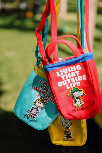 メッセンジャーバッグ TYAKASHA KIDS x PEANUTS キッズミニショルダーバッグ【mh0010084】