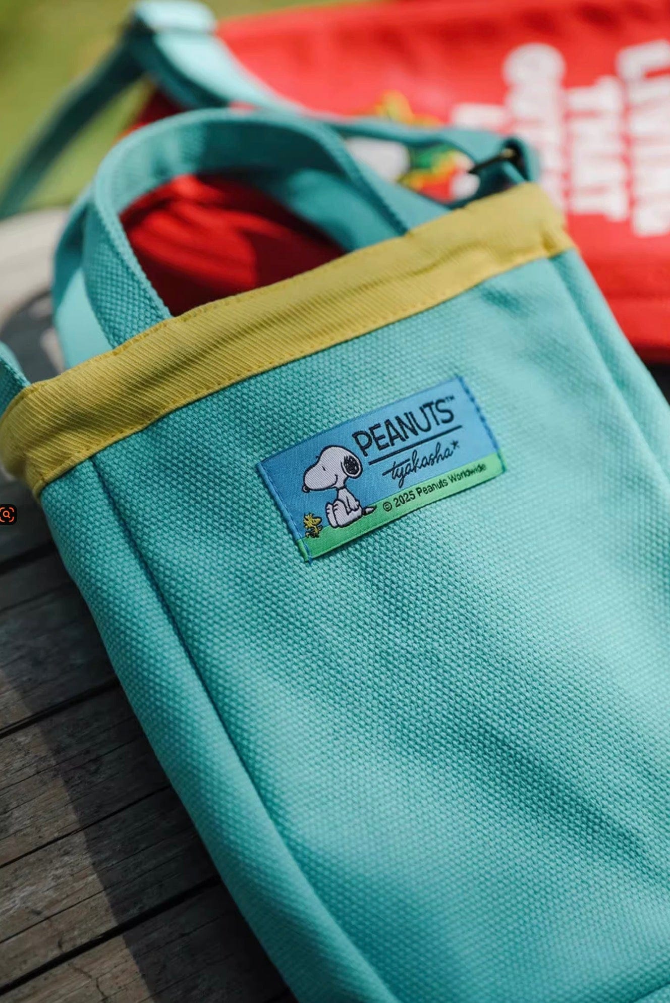 メッセンジャーバッグ TYAKASHA KIDS x PEANUTS キッズミニショルダーバッグ【mh0010084】